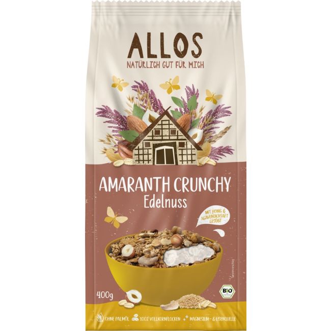 Knusper-Müsli Amaranth Crunchy Edelnuss