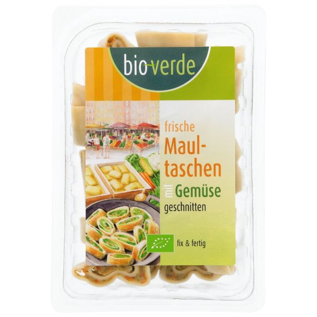 Maultaschen m. Gemï¿½se geschnitten