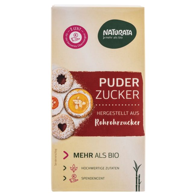 Puderzucker aus Rohrohrzucker