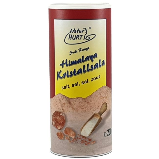 Himalaya Kristallsalz fein im Streuer