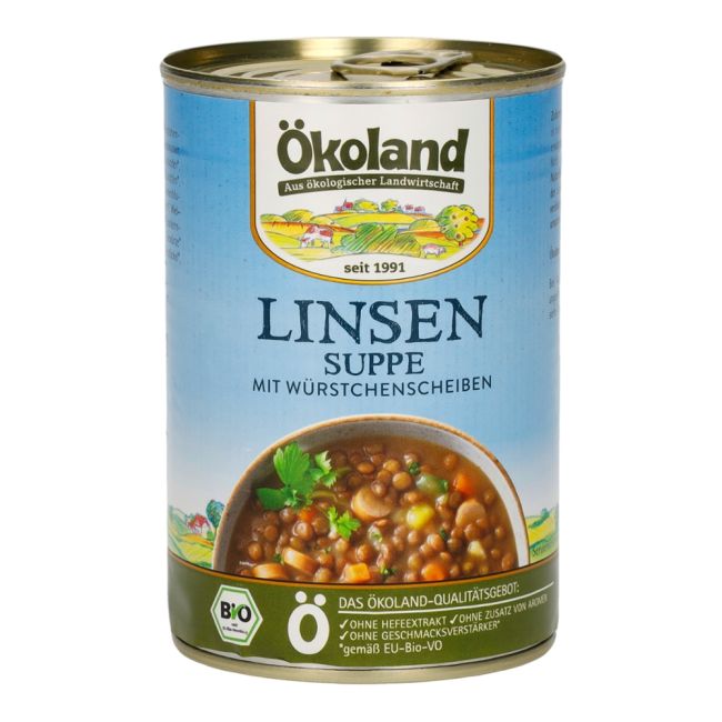 Linsensuppe m. Wï¿½rstchenscheib