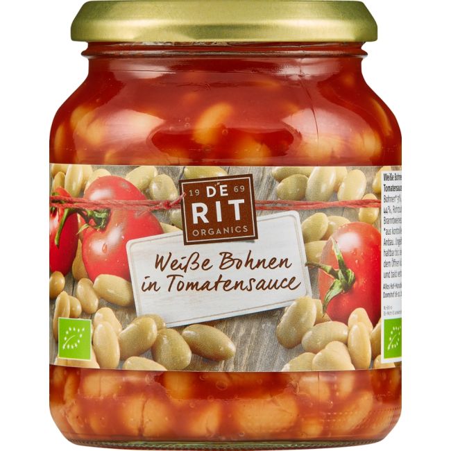 Weiï¿½e Bohnen in Tomatensauce