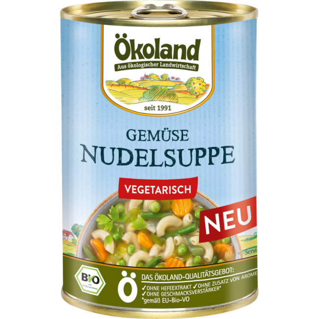 Gemï¿½se-Nudelsuppe