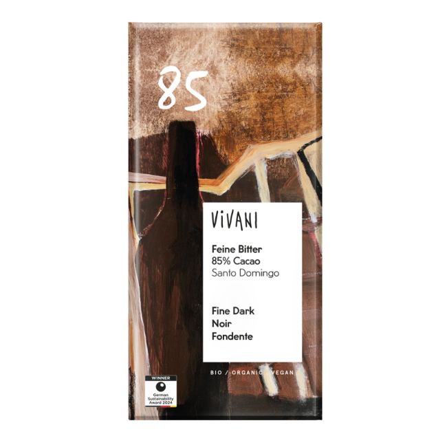 Schokolade feine Bitter mit 85% Cacao