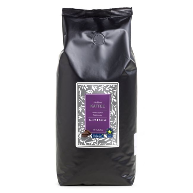 b*Hochlandkaffee ganze Bohne