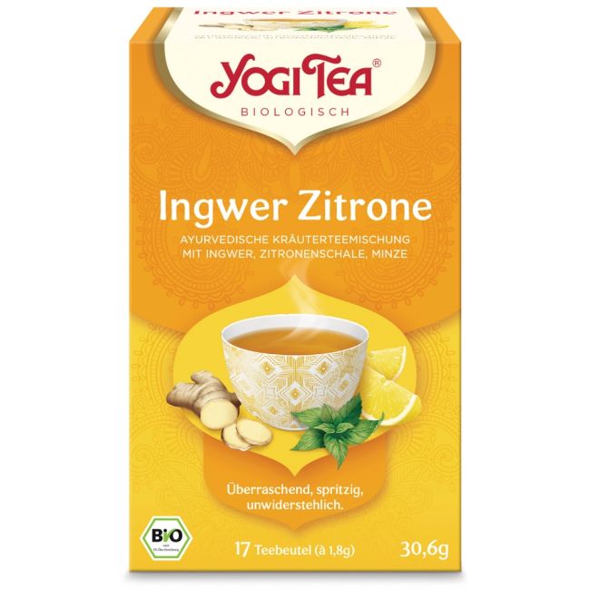 Yogi Tee Ingwer Zitronen TB